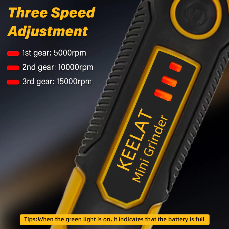 KEELAT Carving Tools Set Electric Cordless Mini Grinder Drill Set for Wood Polishing Precise Carving
